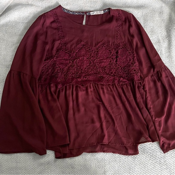 Jolt Tops - Jolt Bell Sleeve Bohemian Top